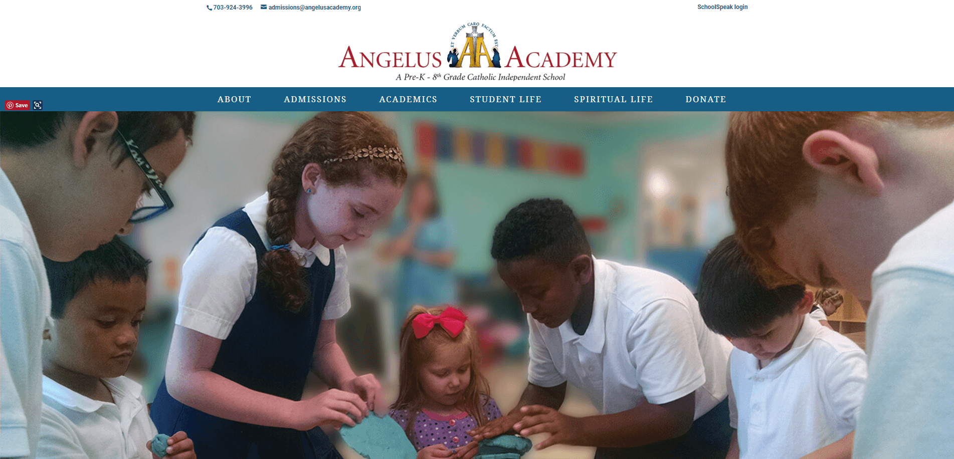 The Angélus homepage