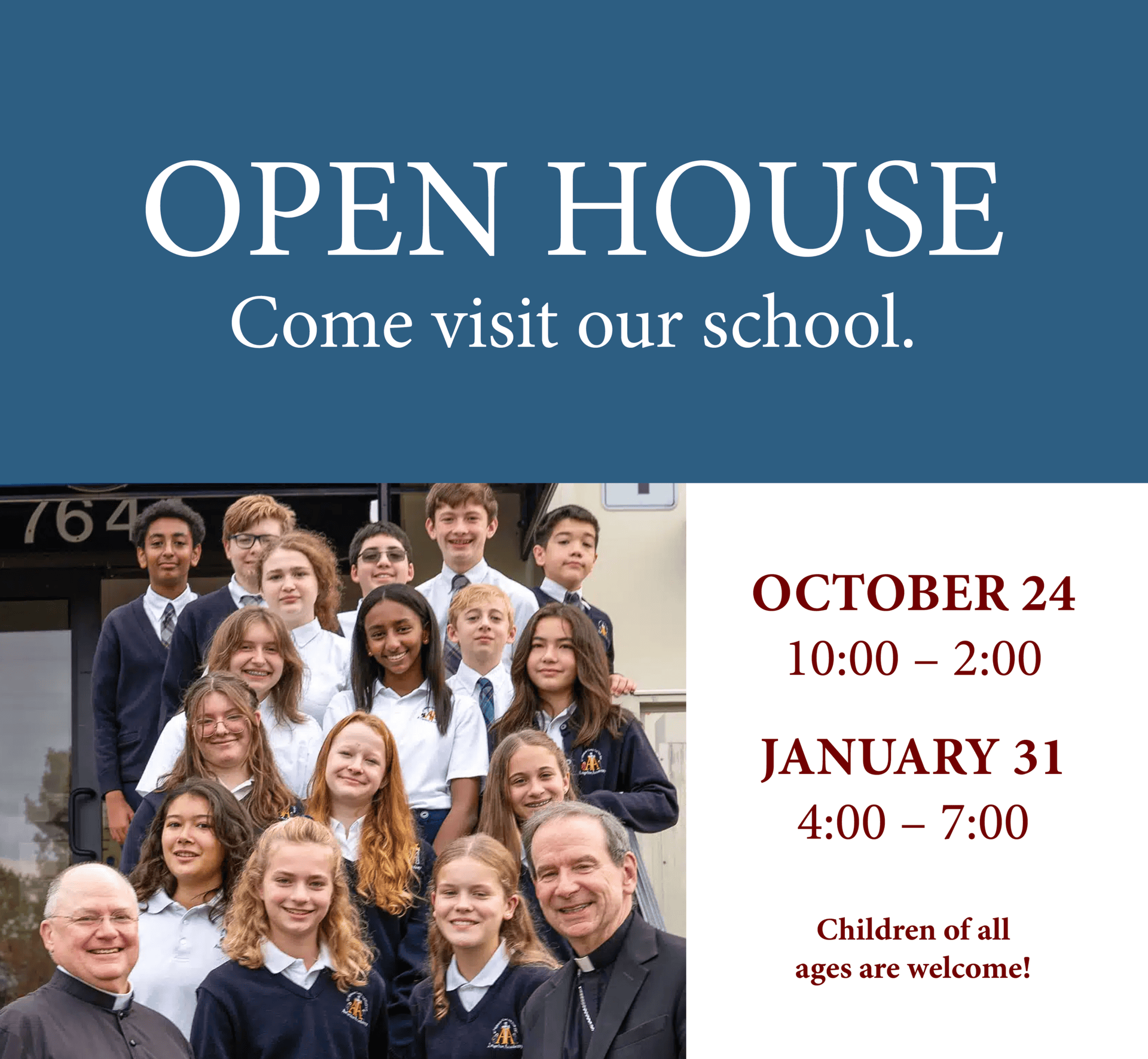 Open House website banner 2026